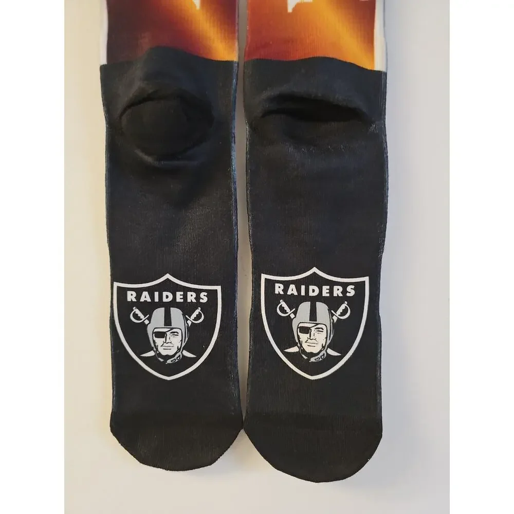 NFL Team Apparel Las Vegas Raiders Derek Carr Socks Men's Size Large
